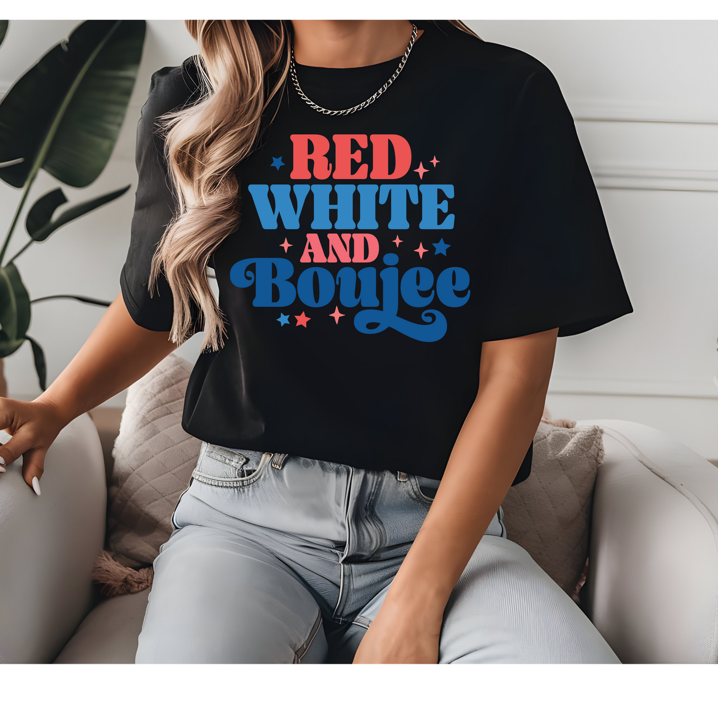 Red White and Bougie T Shirt