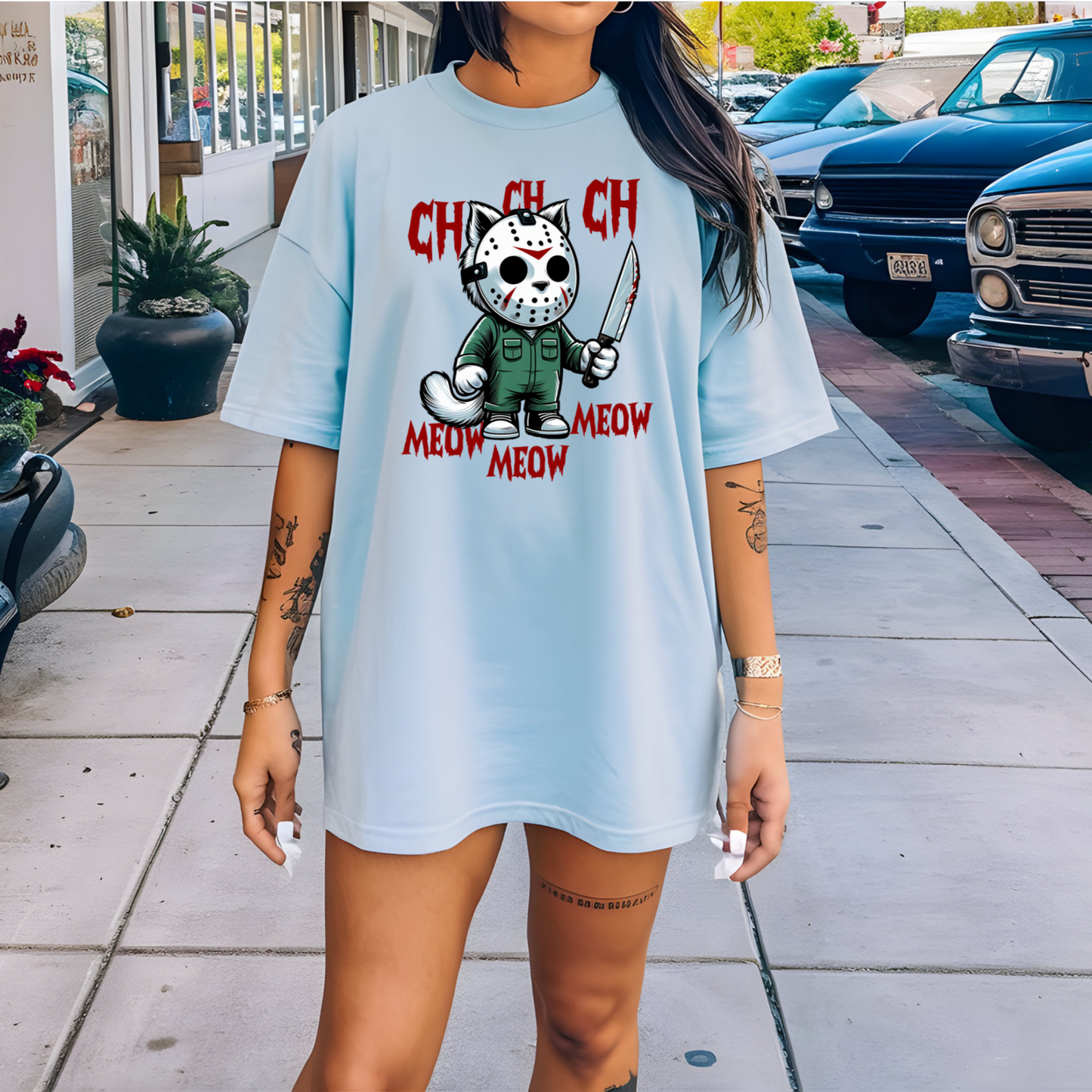 Halloween Cat T Shirt