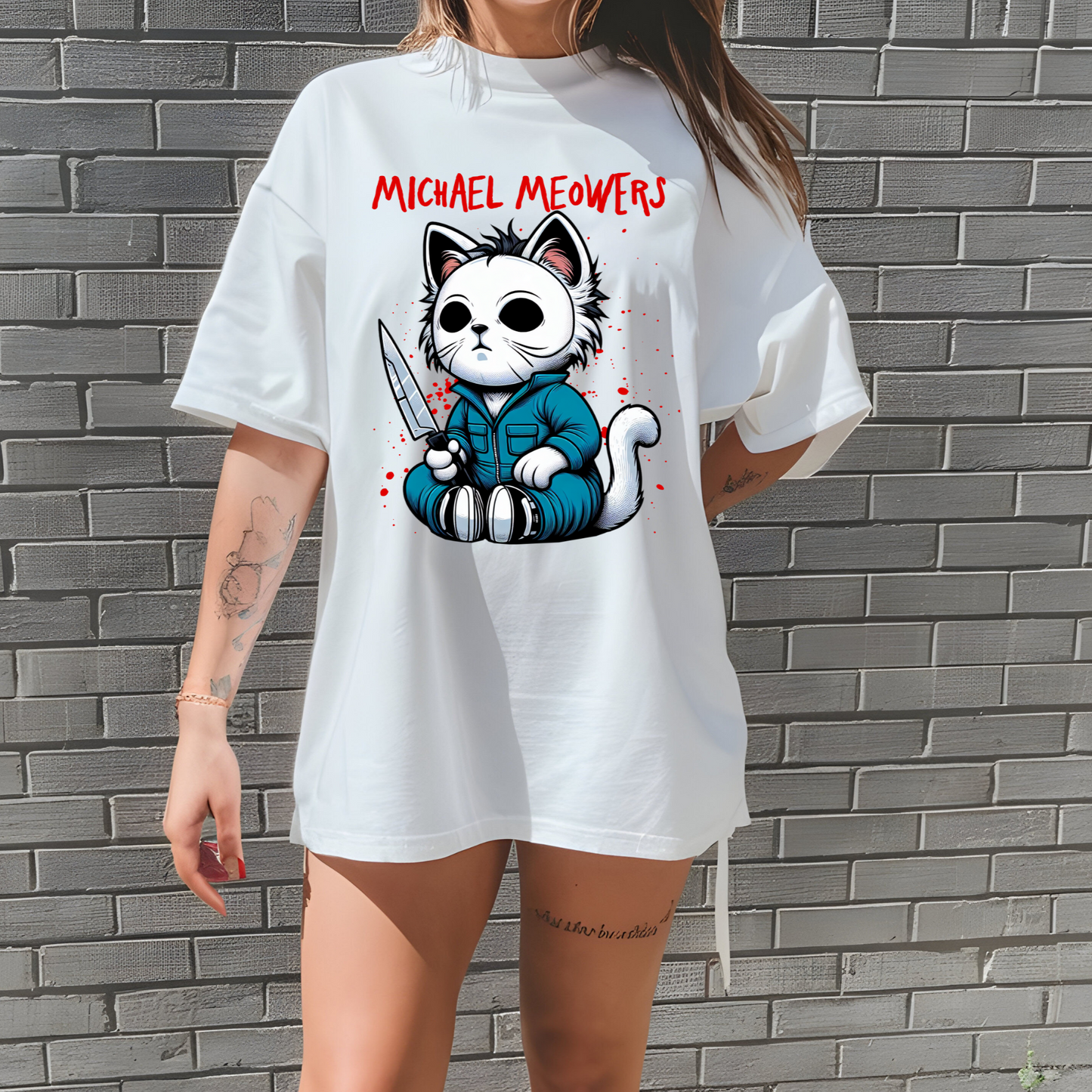 Michael Meowers Halloween T Shirt
