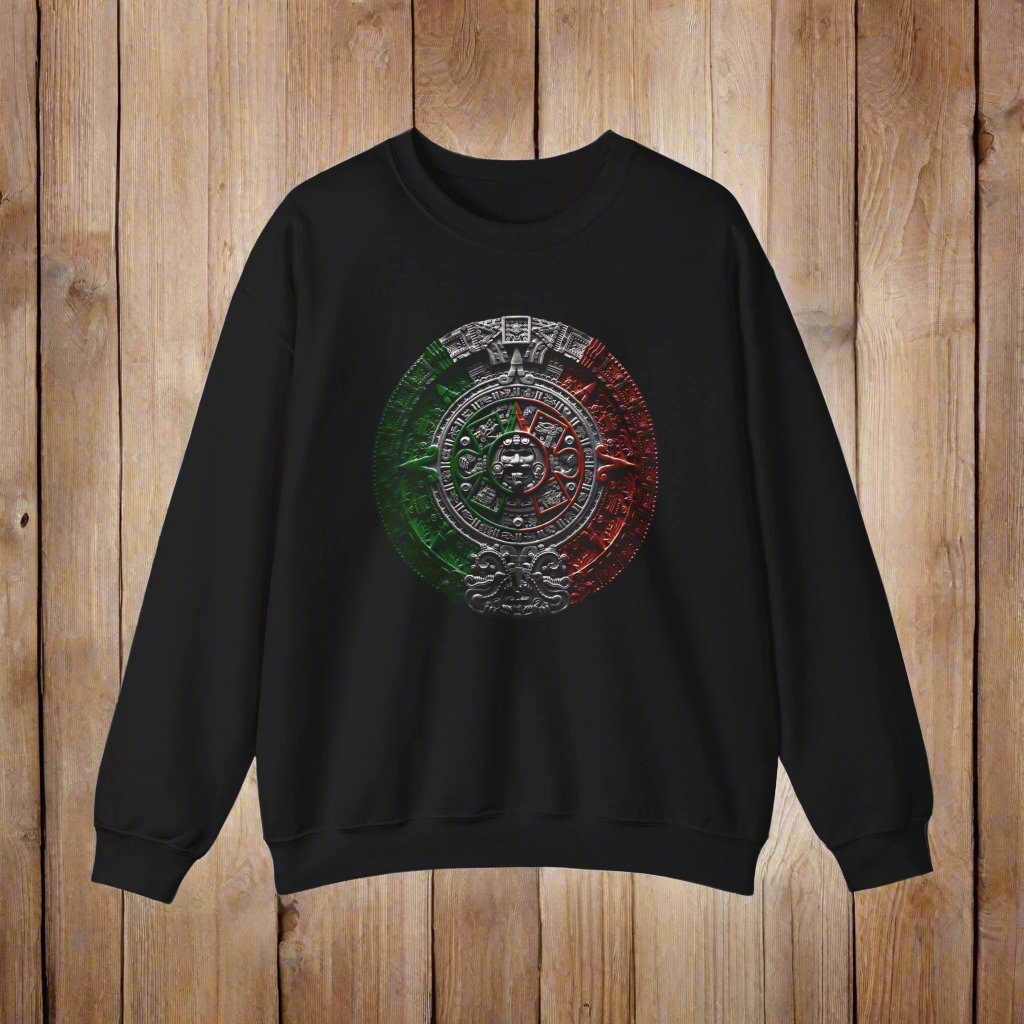 Aztec Calendar Crewneck Sweatshirt