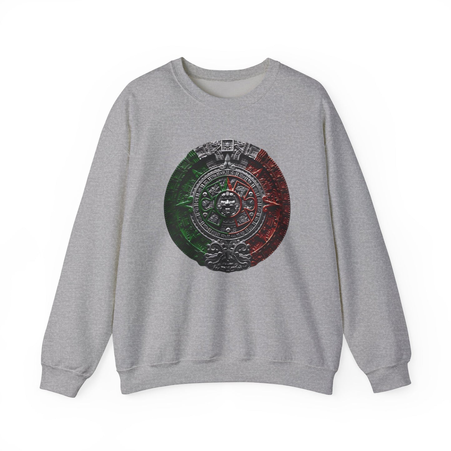 Aztec Calendar Crewneck Sweatshirt