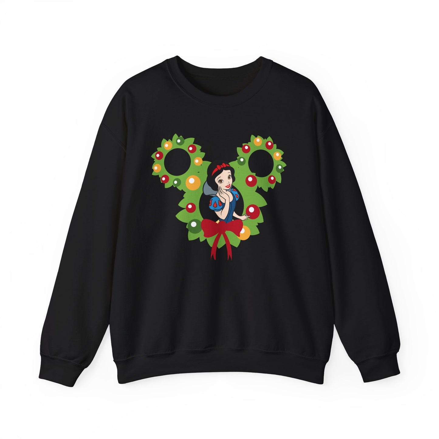 Snow White Wreath Crewneck Sweater