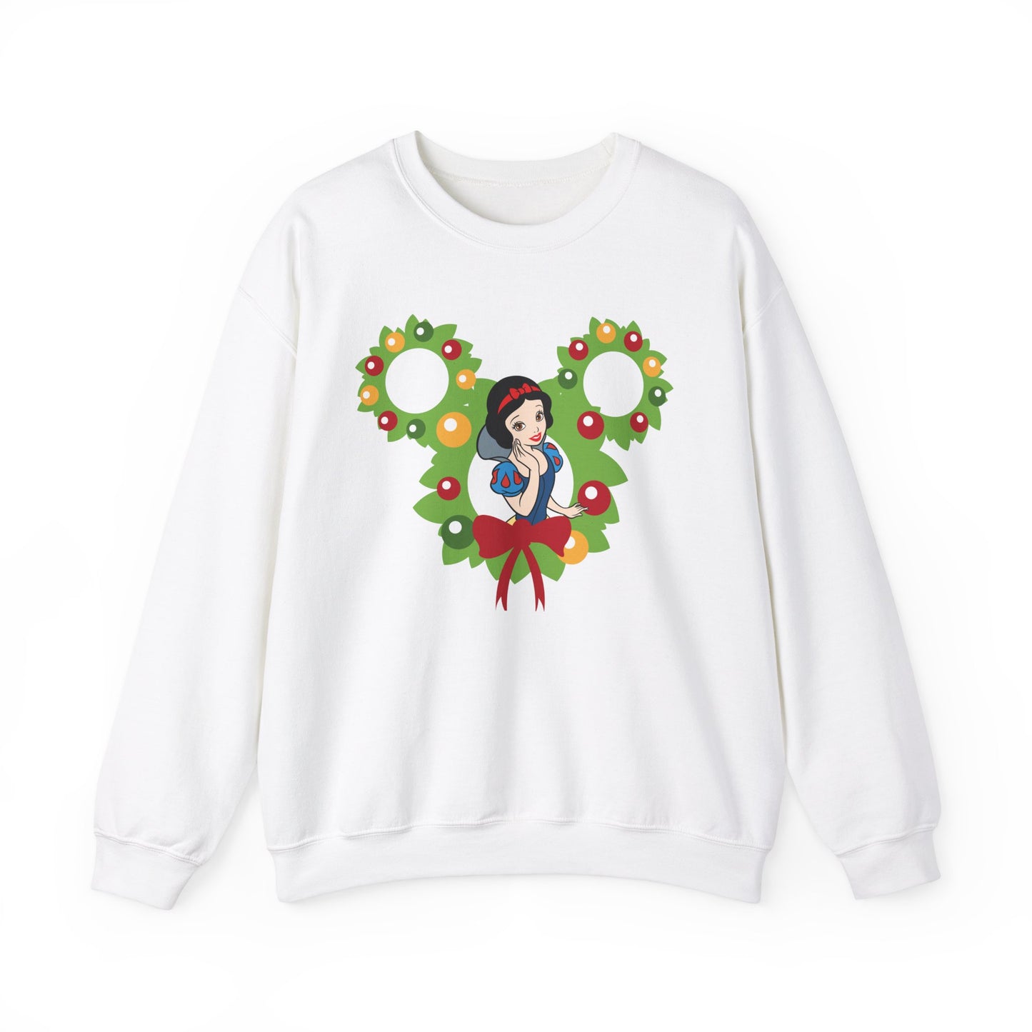 Snow White Wreath Crewneck Sweater