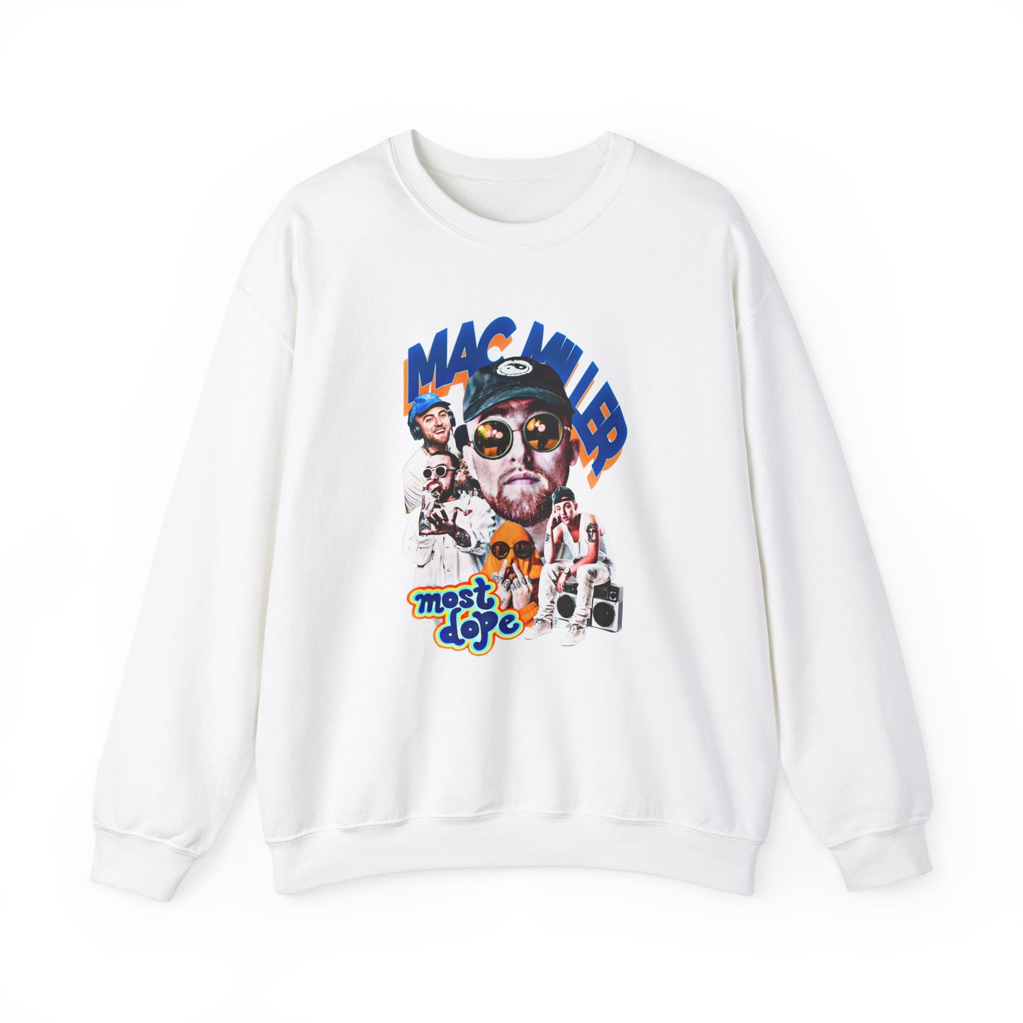 M A C Miller Graphic Crewneck Sweatshirt