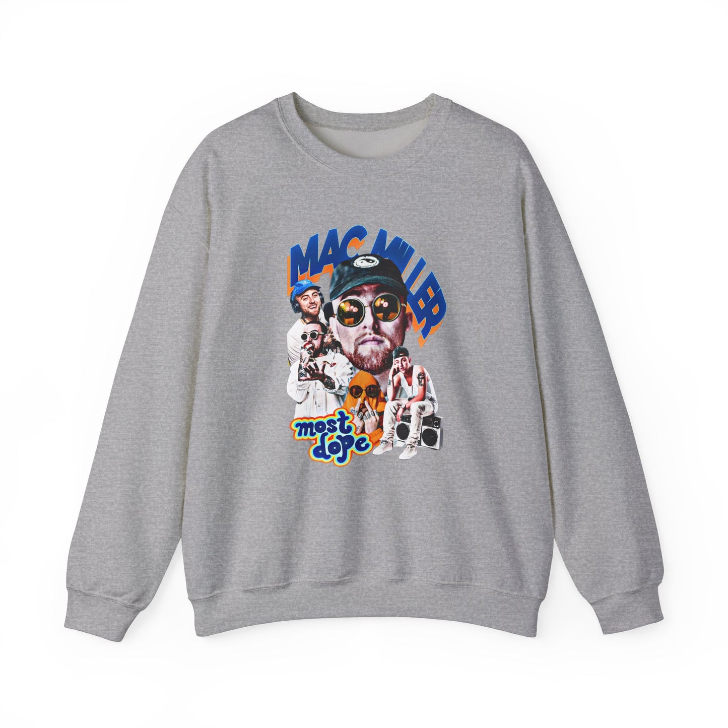 M A C Miller Graphic Crewneck Sweatshirt