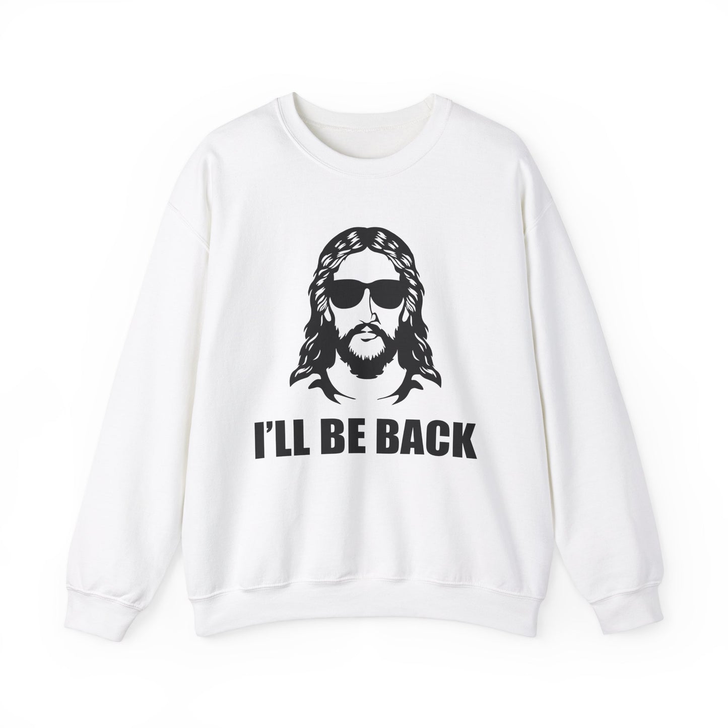 Jesus I'll Be Back Graphic Crewneck Sweatshirt