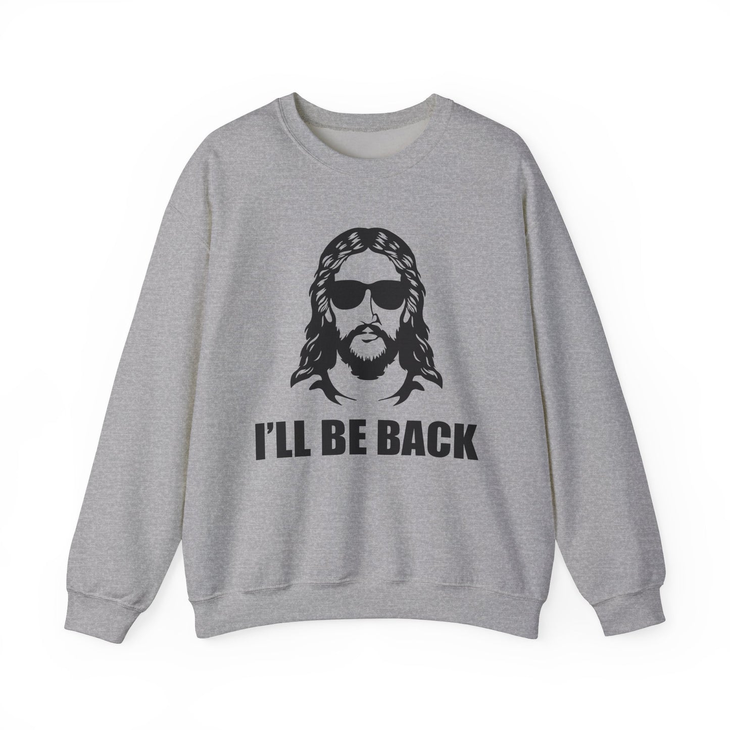 Jesus I'll Be Back Graphic Crewneck Sweatshirt