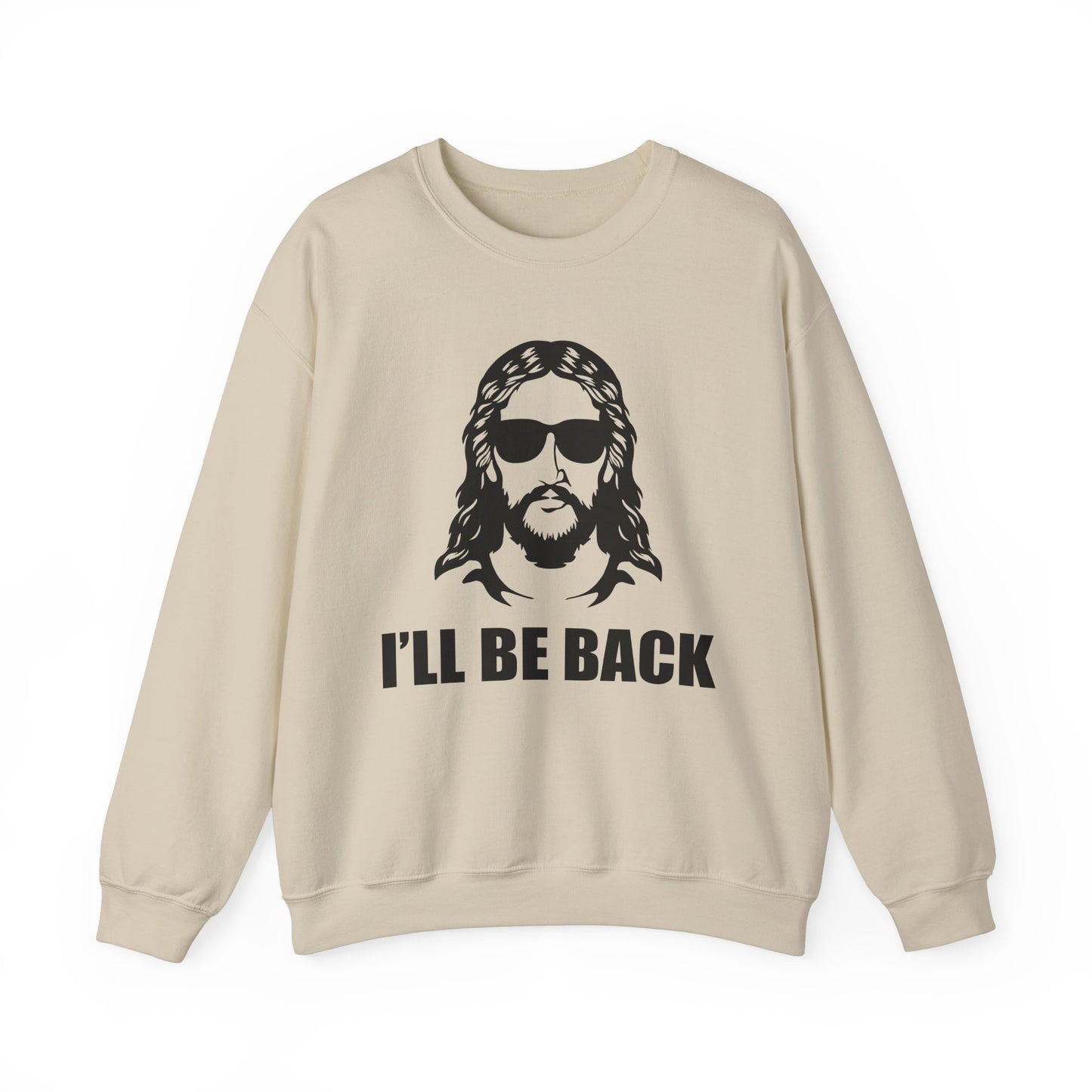 Jesus I'll Be Back Graphic Crewneck Sweatshirt
