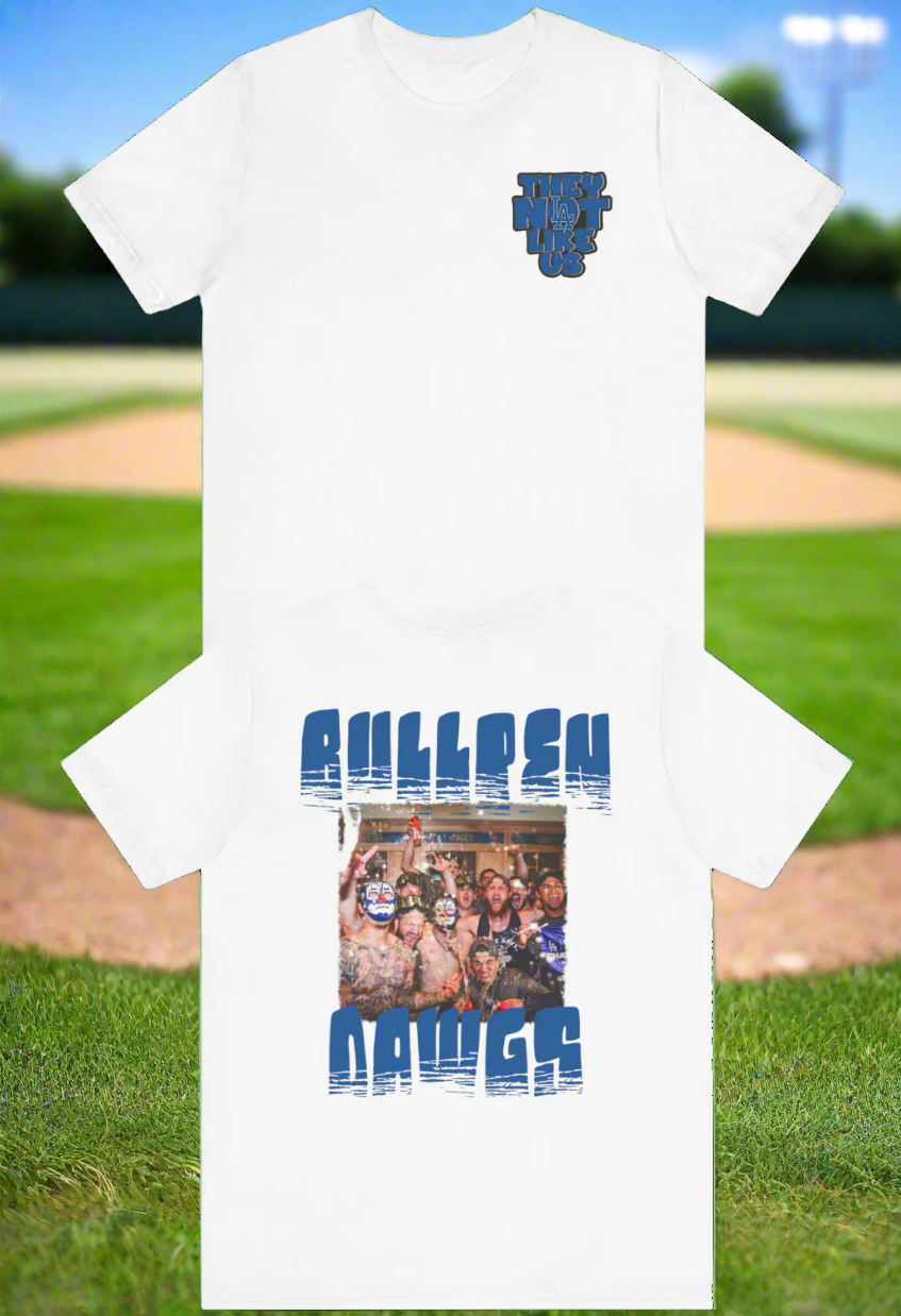 Los Angeles Dodgers Bullpen Dawgs T Shirt