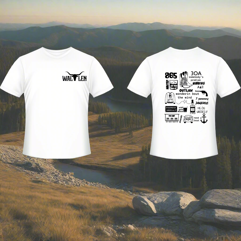 Morgan Wallen's Hits List T Shirt Merch