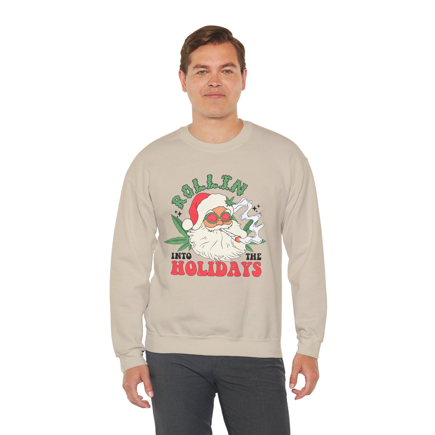 Rolling Into The Holidays Crewneck Sweater