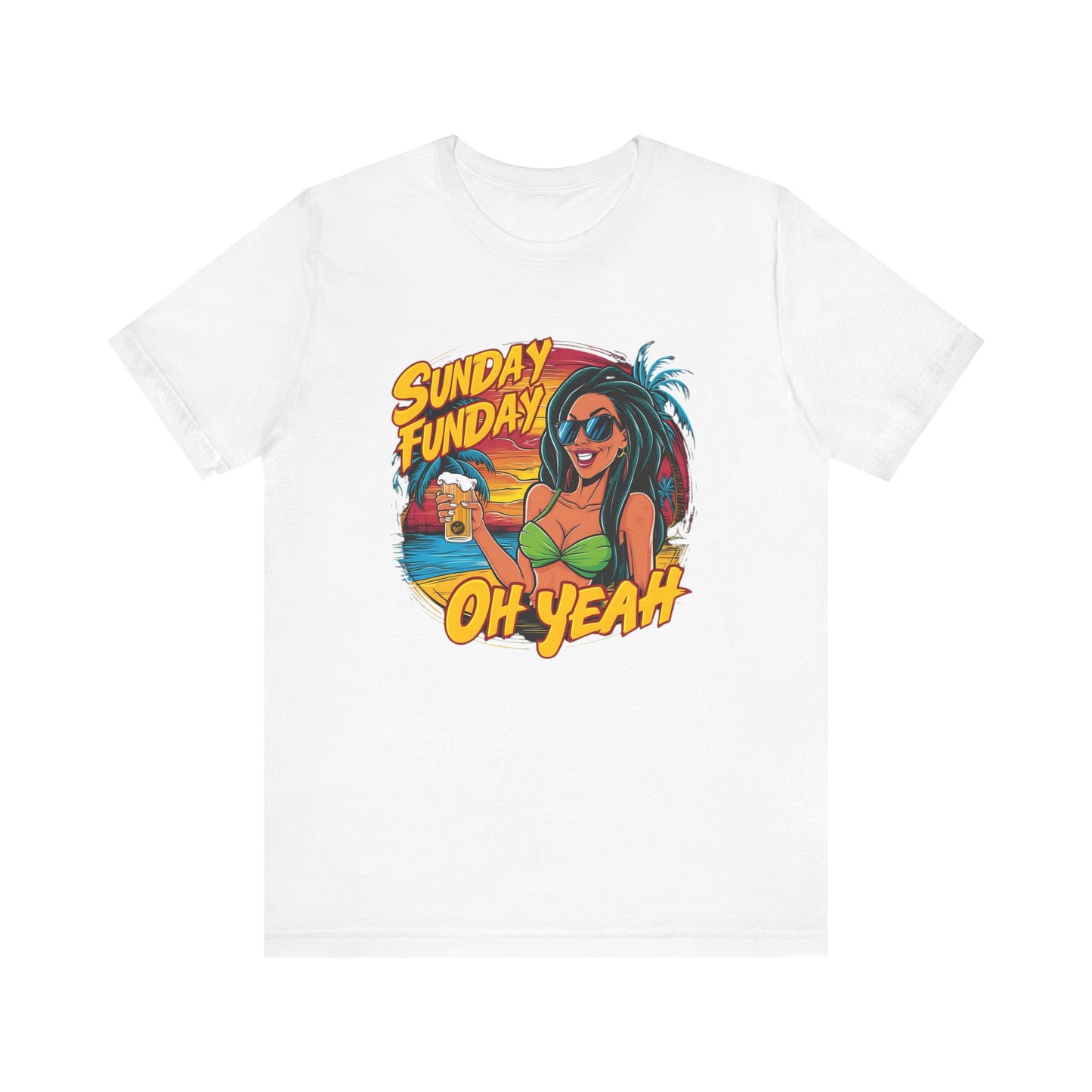Sunday Funday Drinking T Shirt