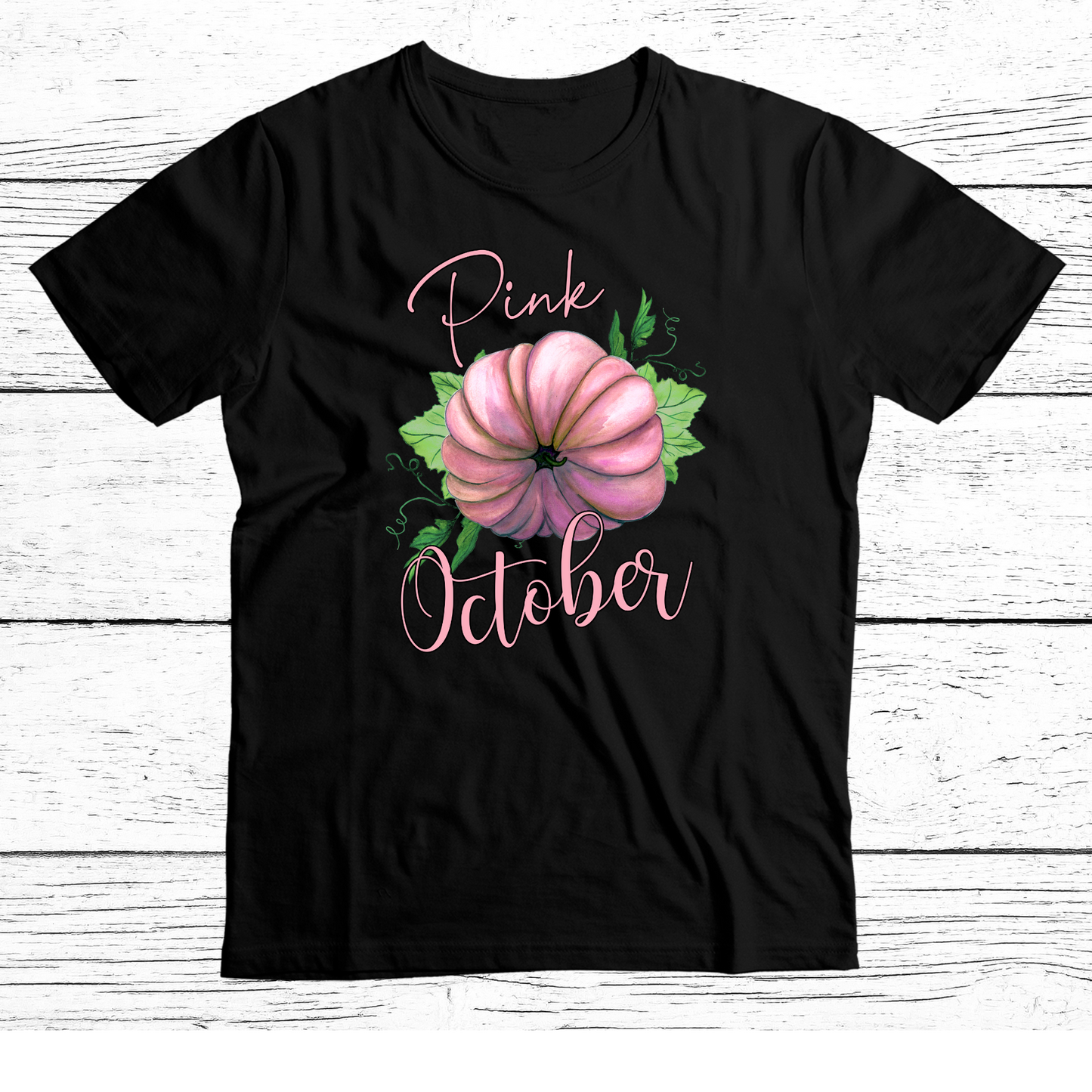 Pink October Cancer T Shirt