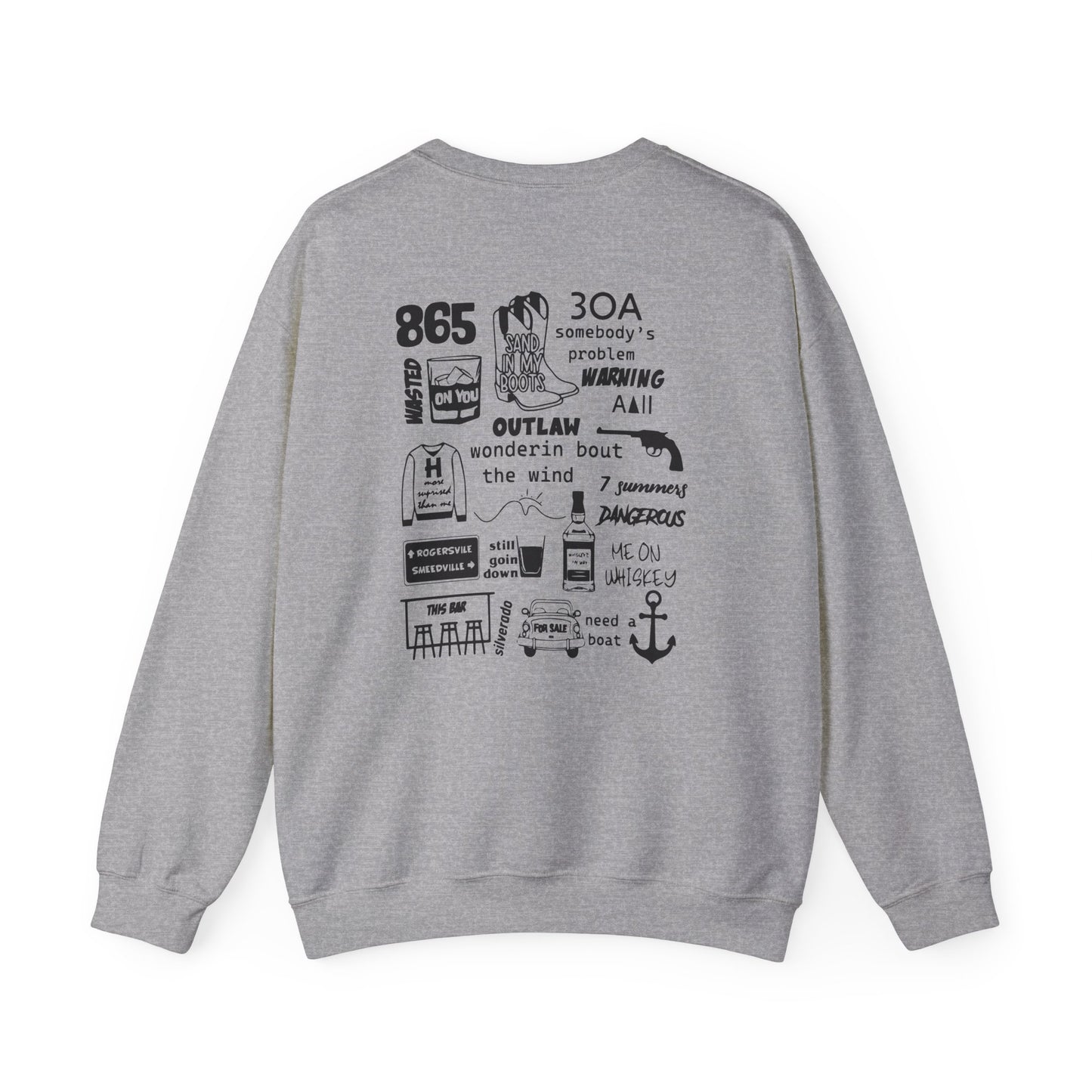 Wallen Hit List Crewneck Sweatshirt