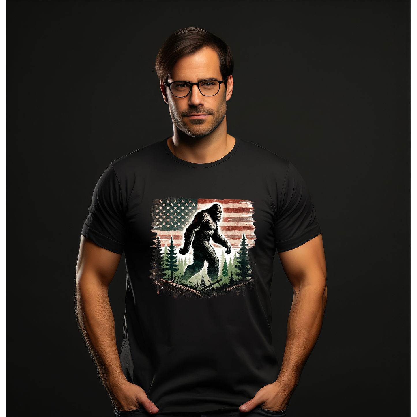 USA Sasquatch T Shirt