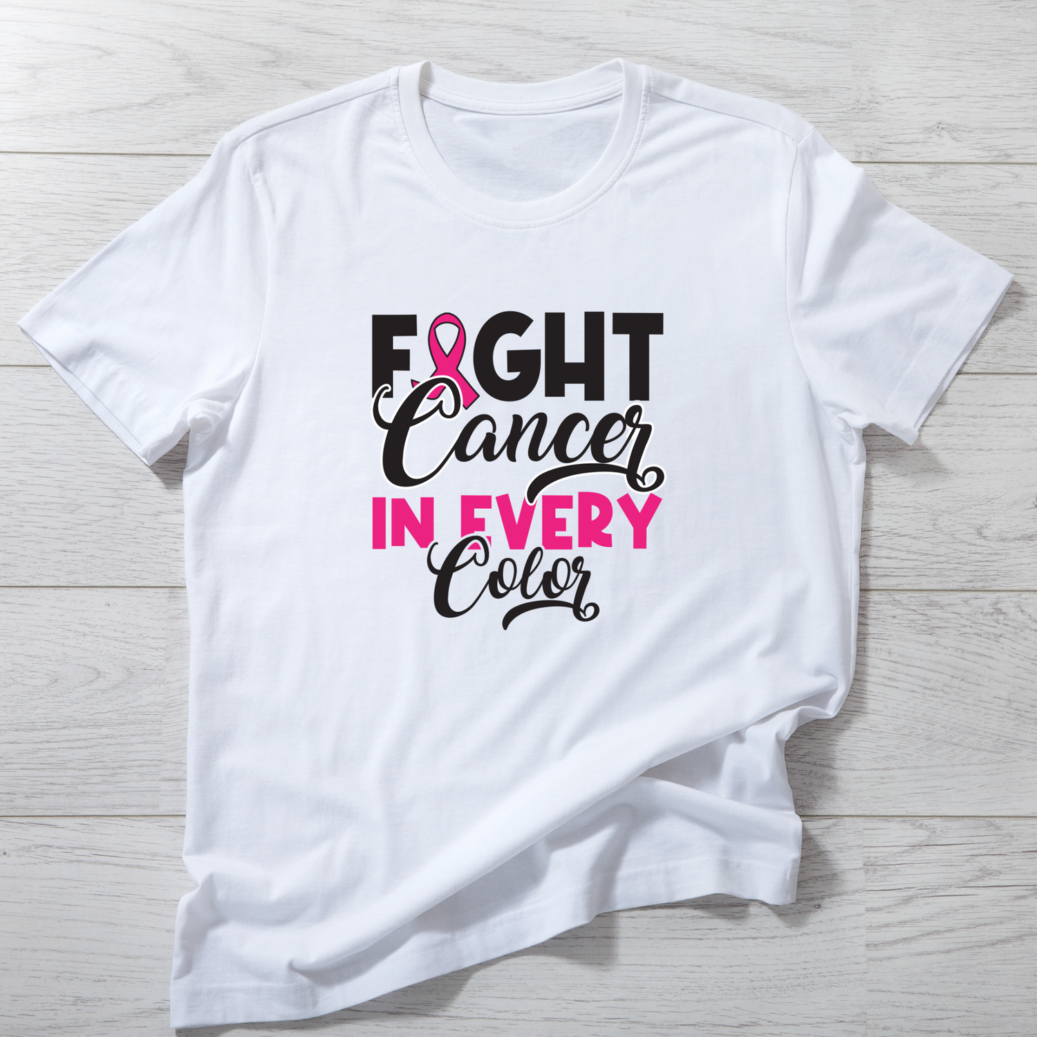 "Pink October & Cancer Awareness T-Shirts – Show Your Support"