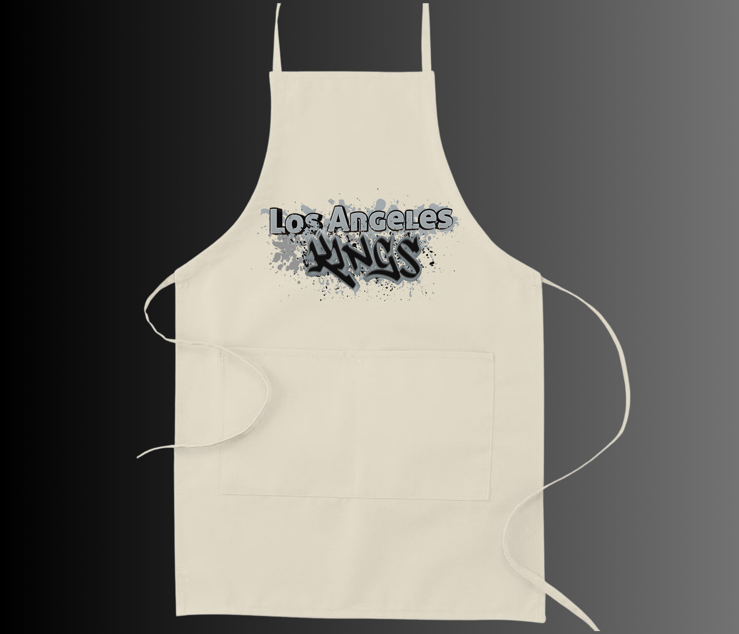 Los Angeles Hockey Paint Splatter Apron