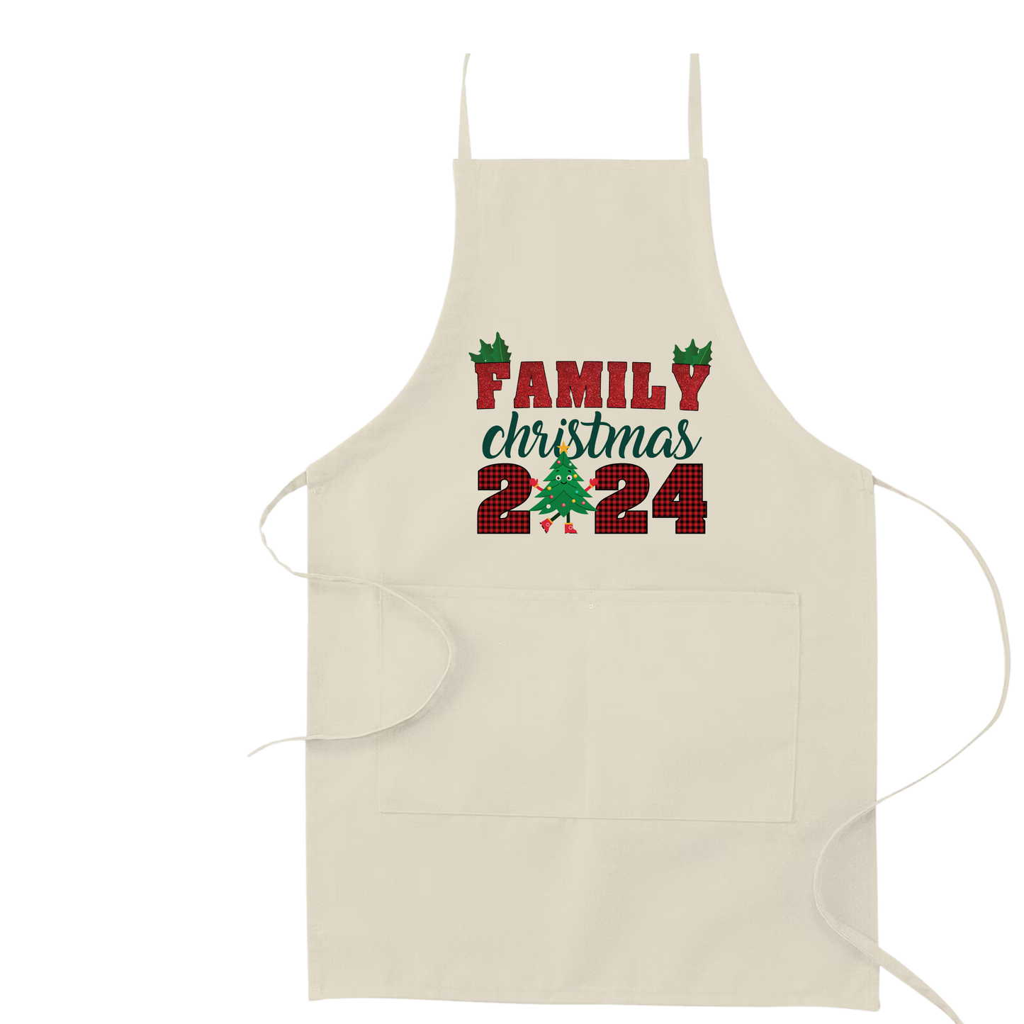 Family Christmas 2024 Apron