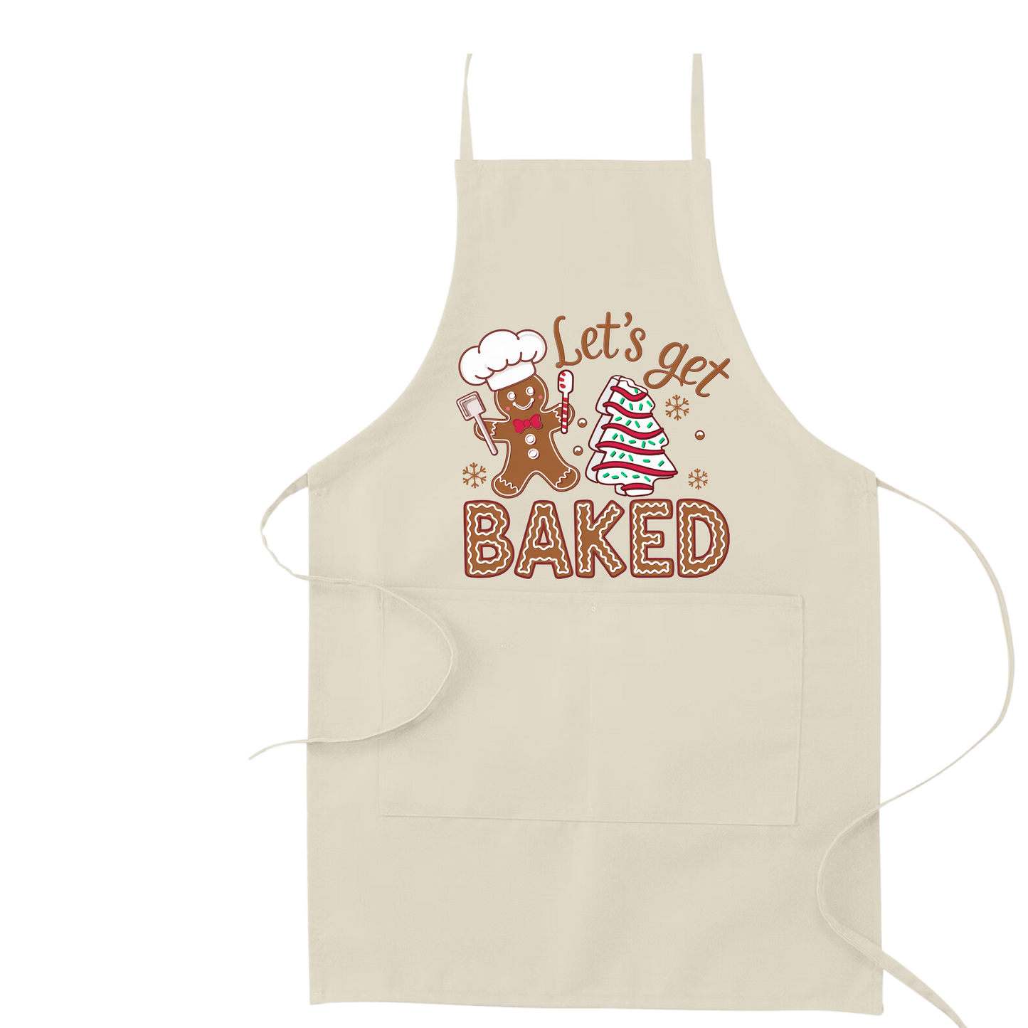 Lets Get Baked Holiday Apron