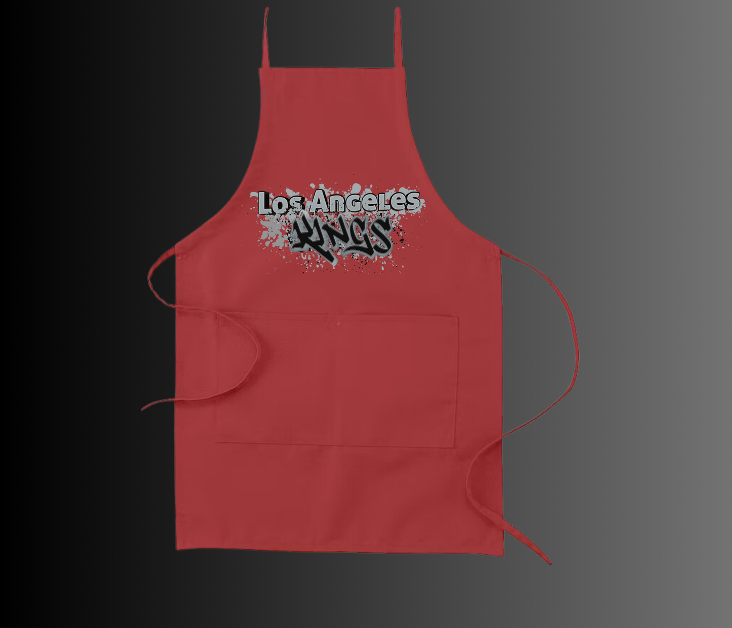 Los Angeles Hockey Paint Splatter Apron