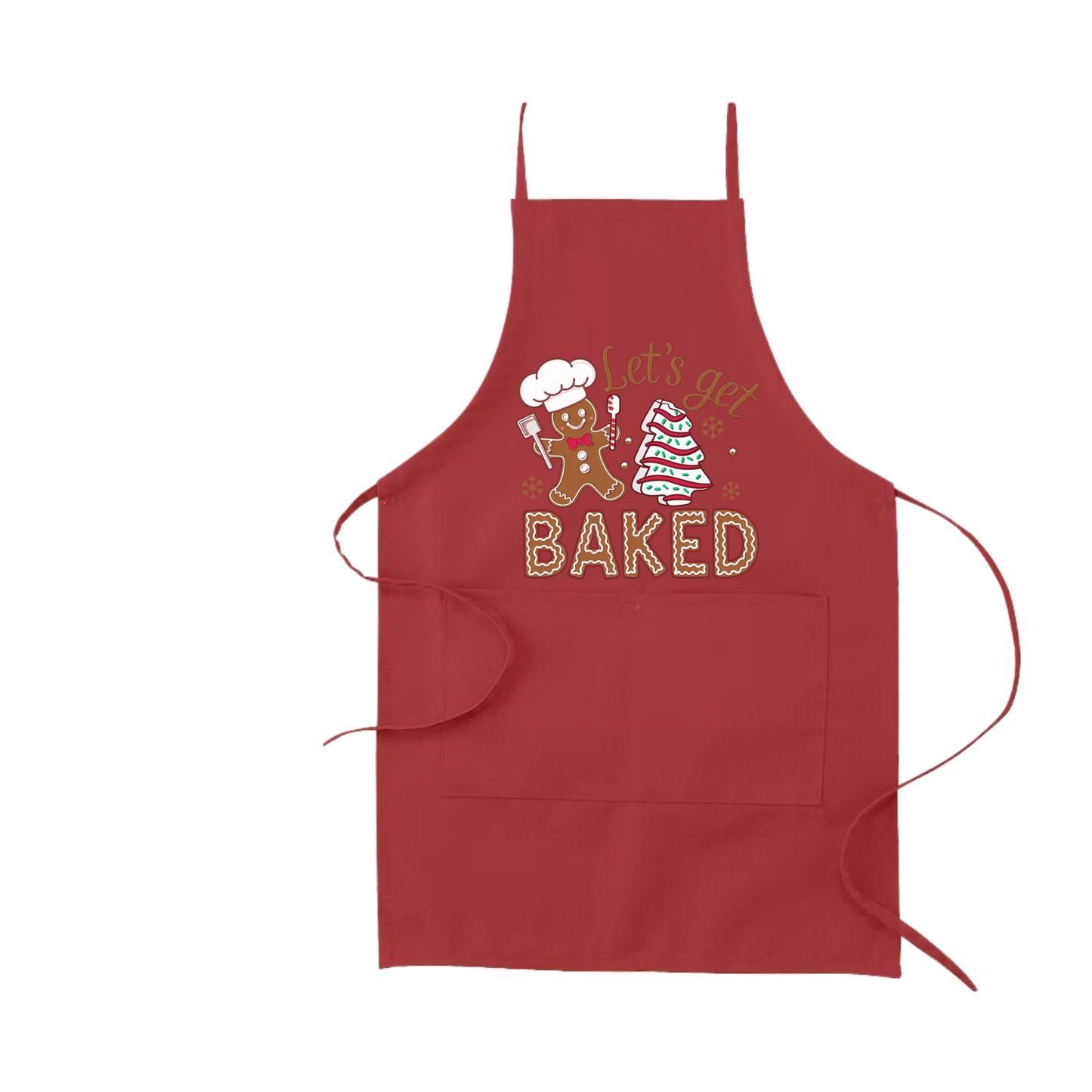 Lets Get Baked Holiday Apron