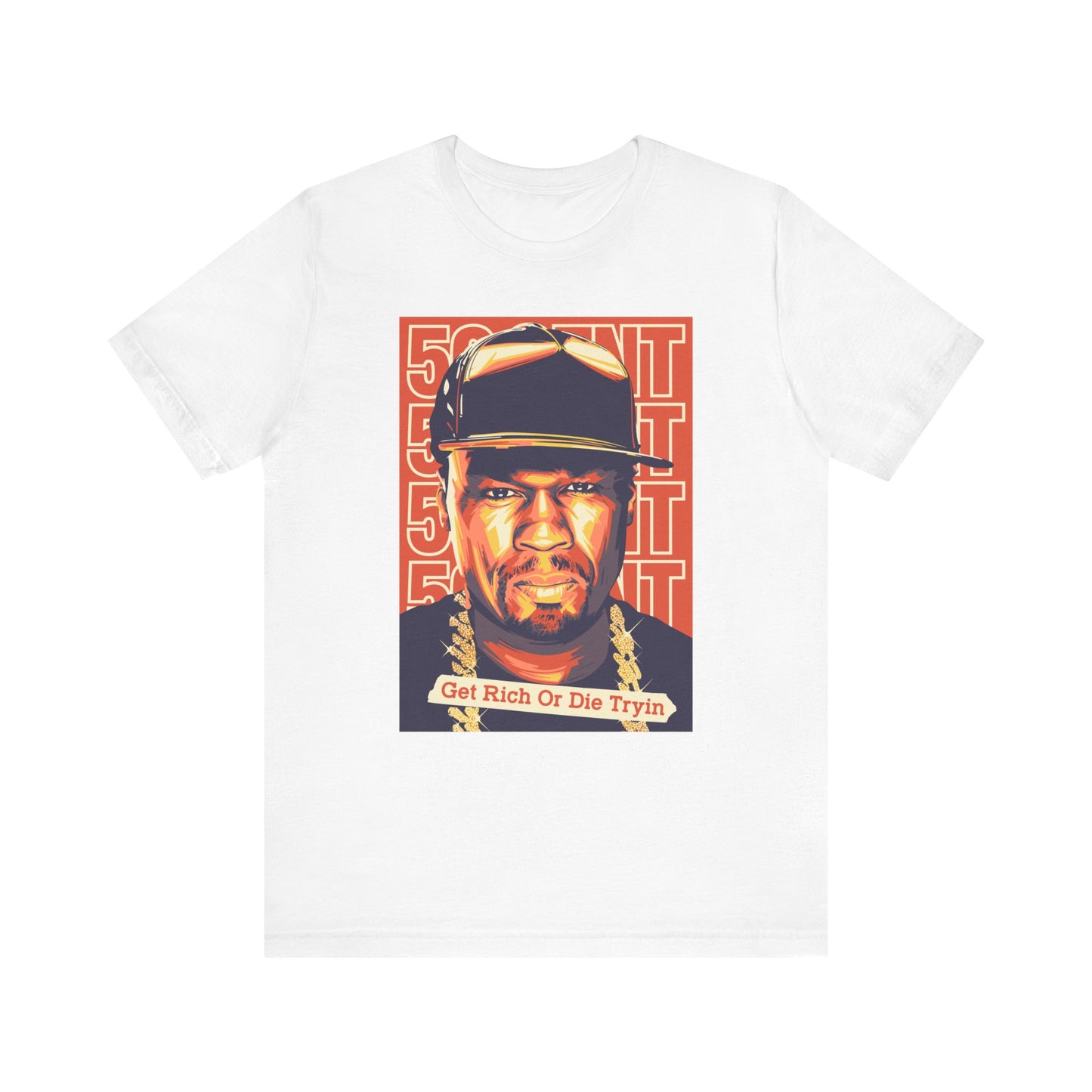 Rapper 50 Cent Graphic T Shirt