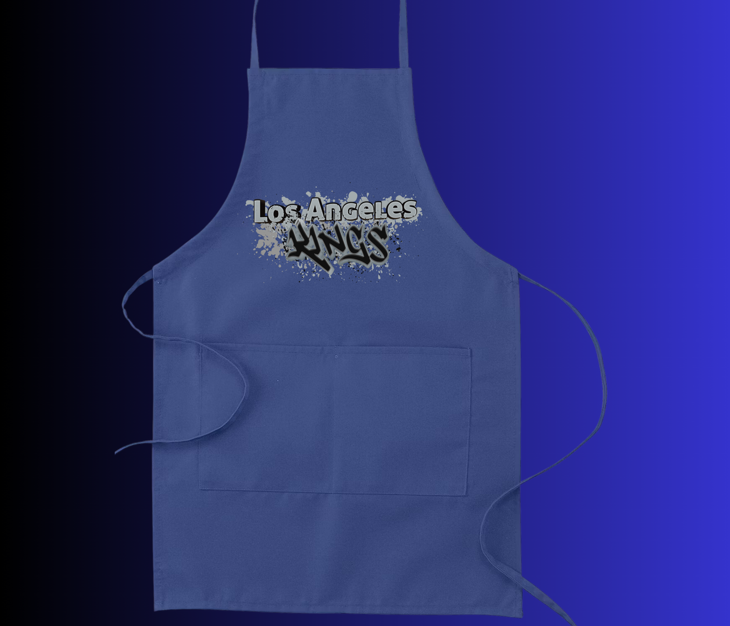 Los Angeles Hockey Paint Splatter Apron