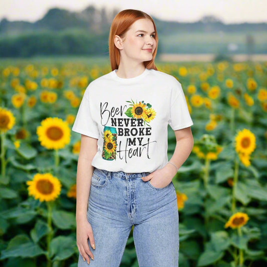 Beer Never Broke My Heart T Shirt
