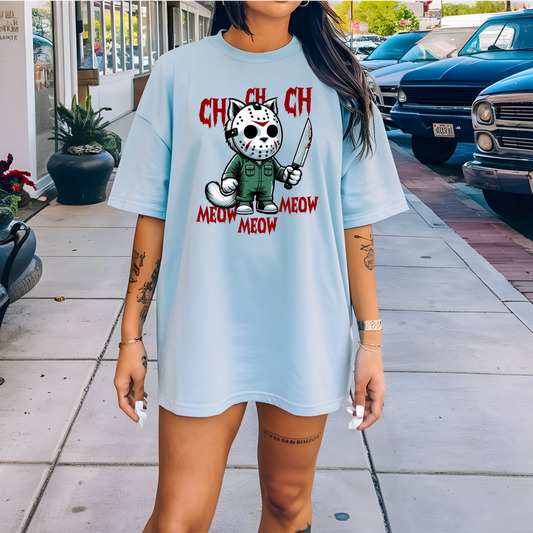 Halloween Cat T Shirt