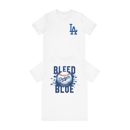 LA Dodgers Bleed Blue Baseball T Shirt