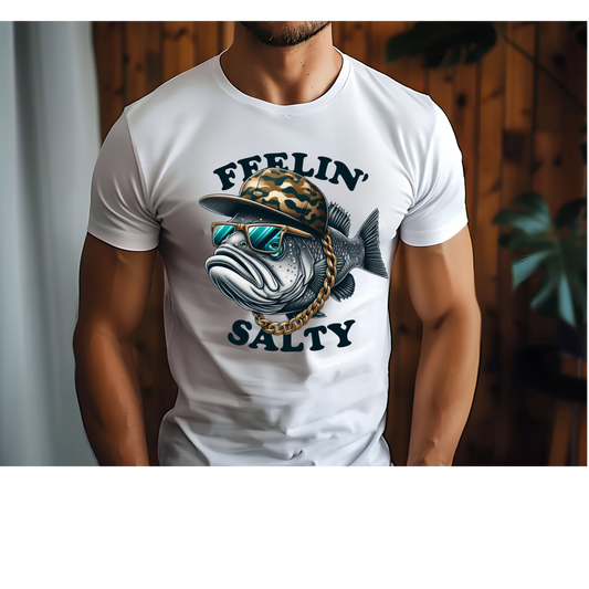 Fishing Feeling Salty T Shirt