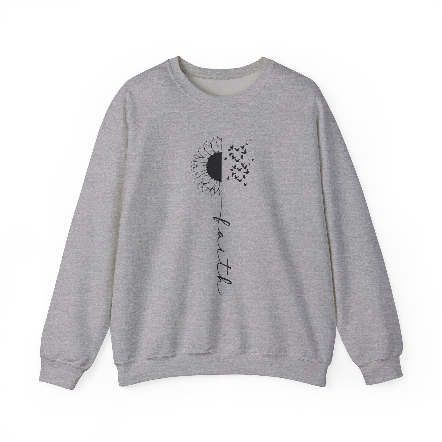 Faith Sunflower Crewneck Sweatshirt