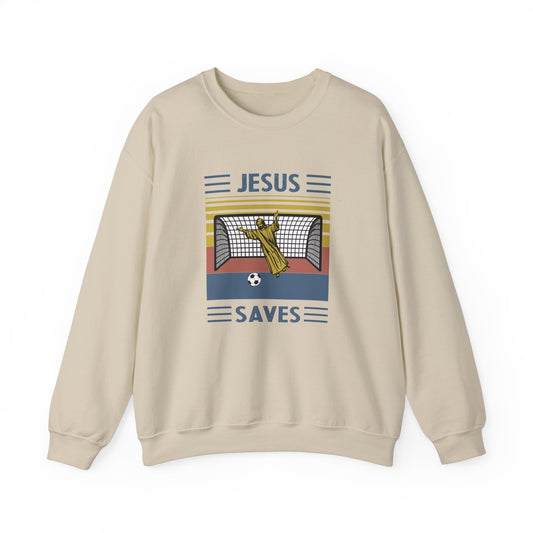 Jesus Saves Crewneck Sweatshirt