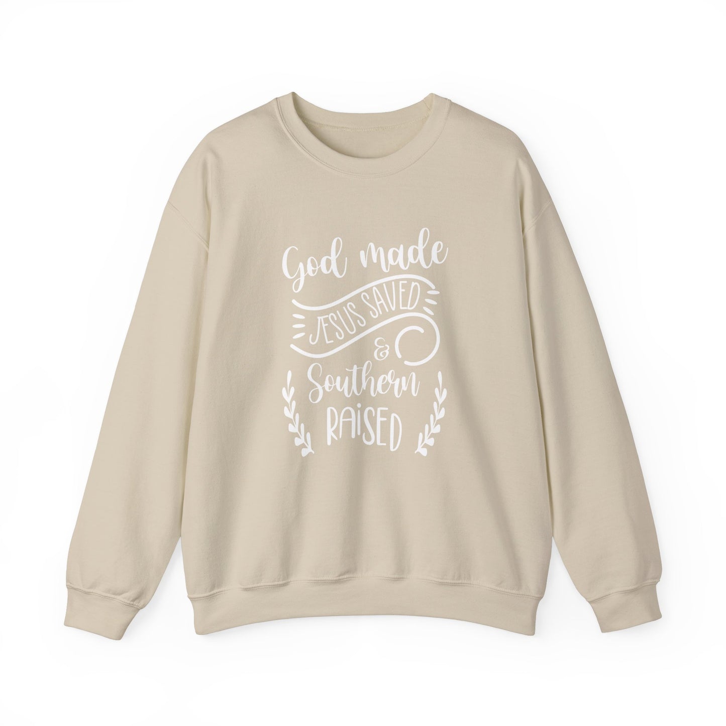 God Made Jesus Saves Crewneck Sweatshirt