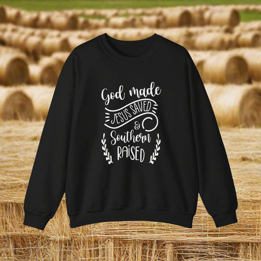 God Made Jesus Saves Crewneck Sweatshirt