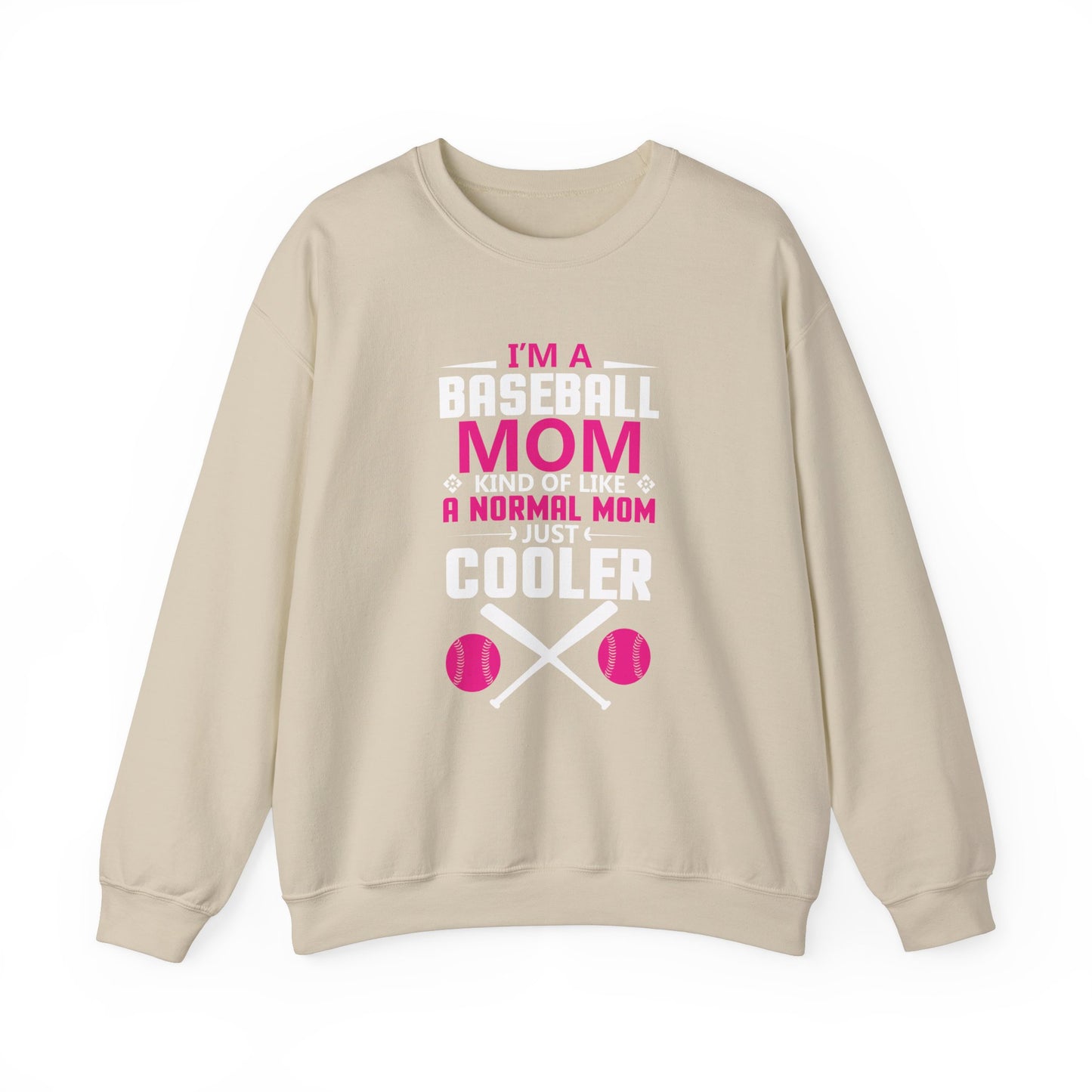 I'm A Baseball Mom Crewneck Sweatshirt