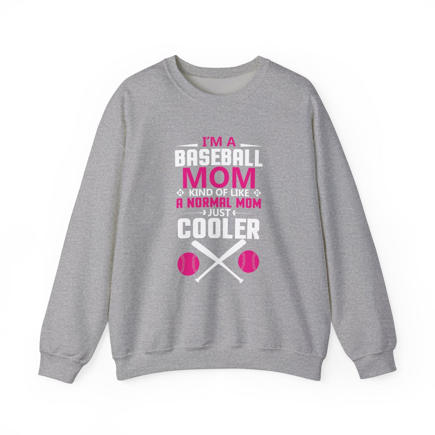 I'm A Baseball Mom Crewneck Sweatshirt