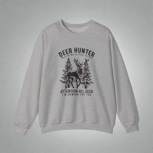 Deer Hunting Crewneck Sweatshirt