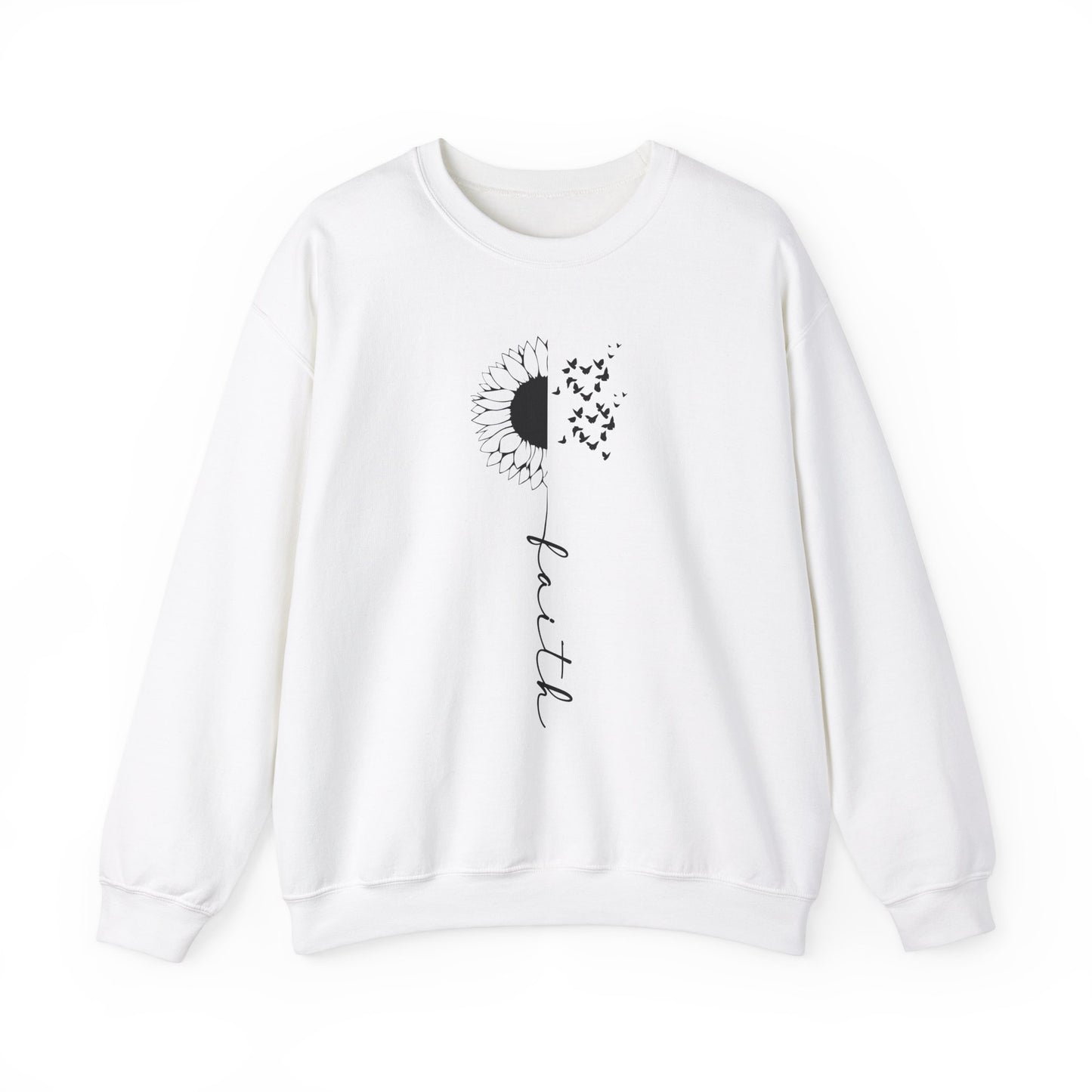 Faith Sunflower Crewneck Sweatshirt