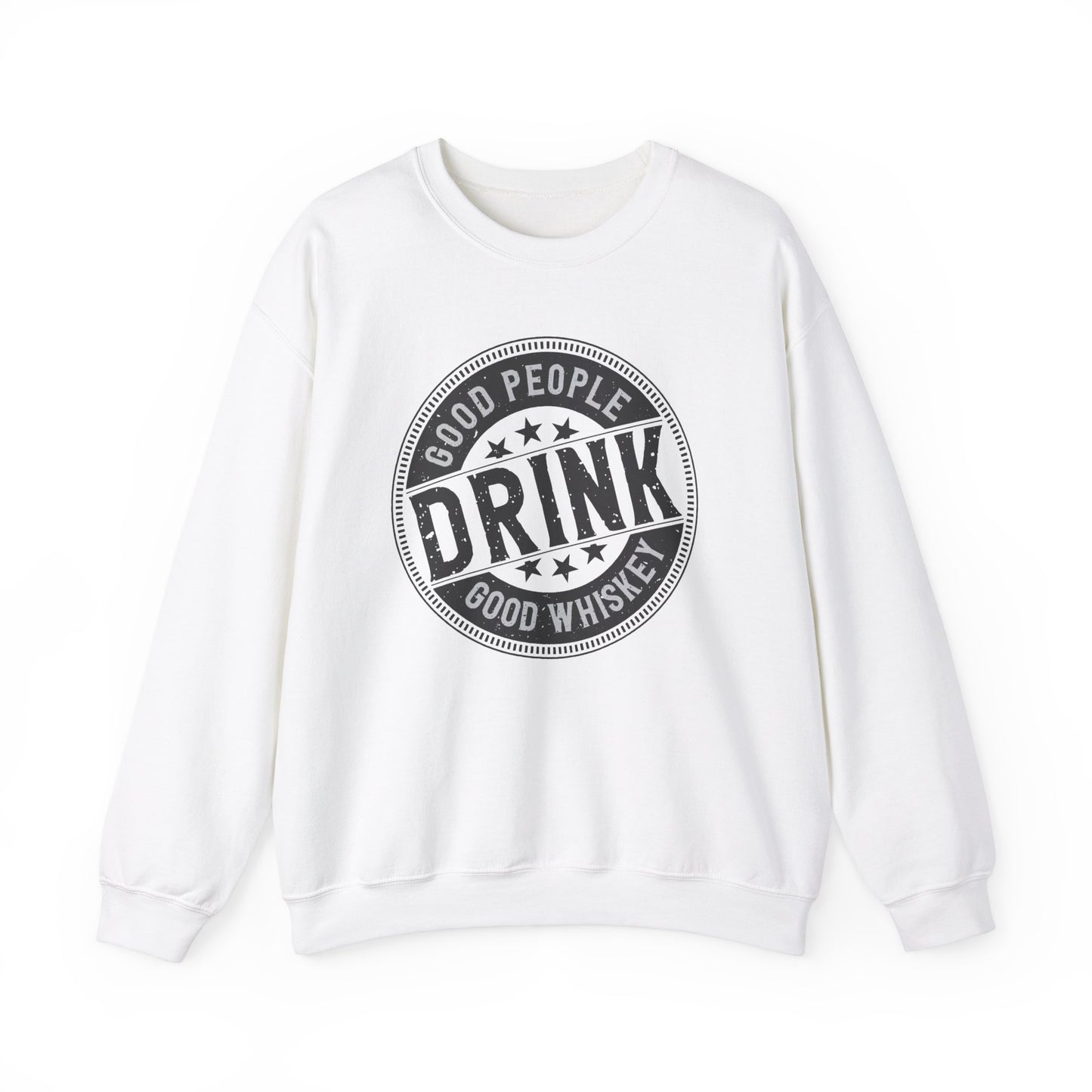 Good people Drink Whiskey Crewneck Sweater