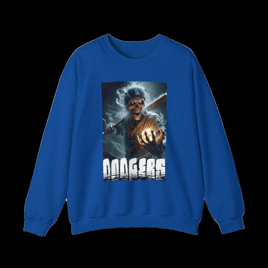 Los Angeles Dodgers Skull Crewneck Sweatshirt