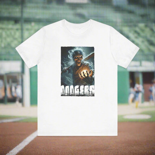 LA Dodgers Skull T Shirt