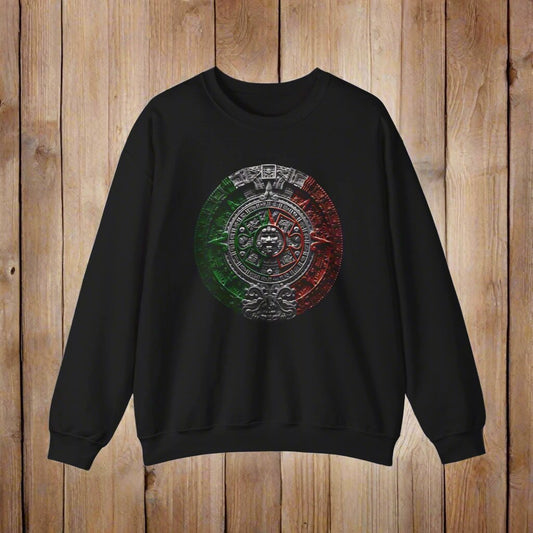 Aztec Calendar Crewneck Sweatshirt