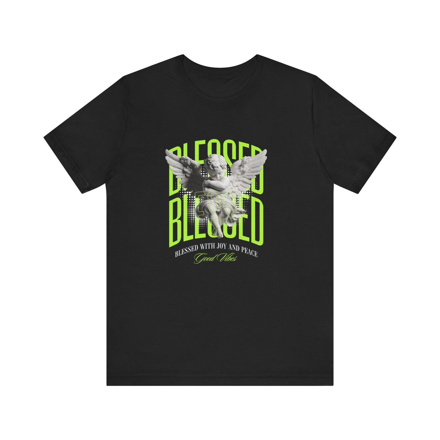 Street Wear Blessed graphic T Shirt