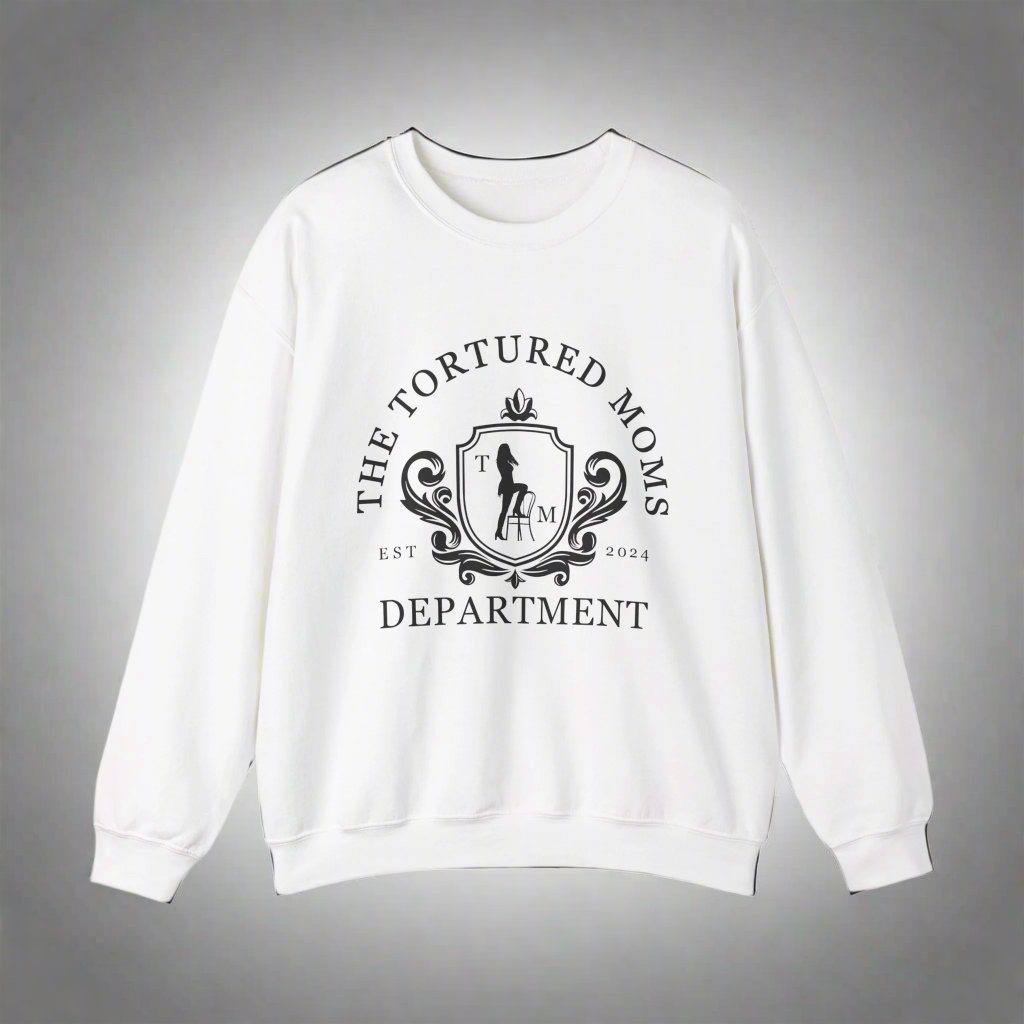The Tortured Moms Department Crewneck Sweatshirt