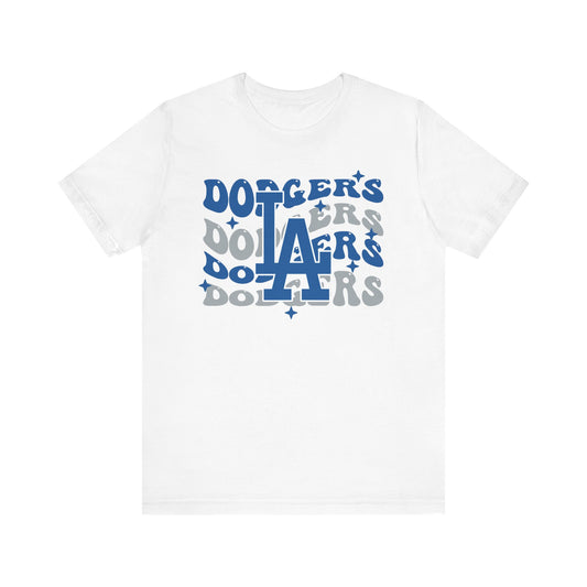 Wavy Dodgers T Shirt