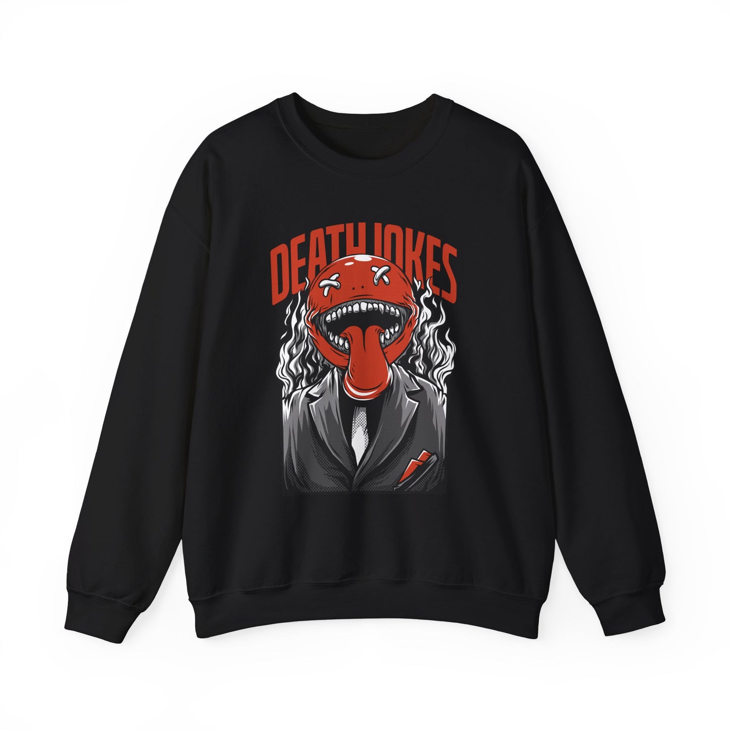 Death Jokes Crewneck Sweater