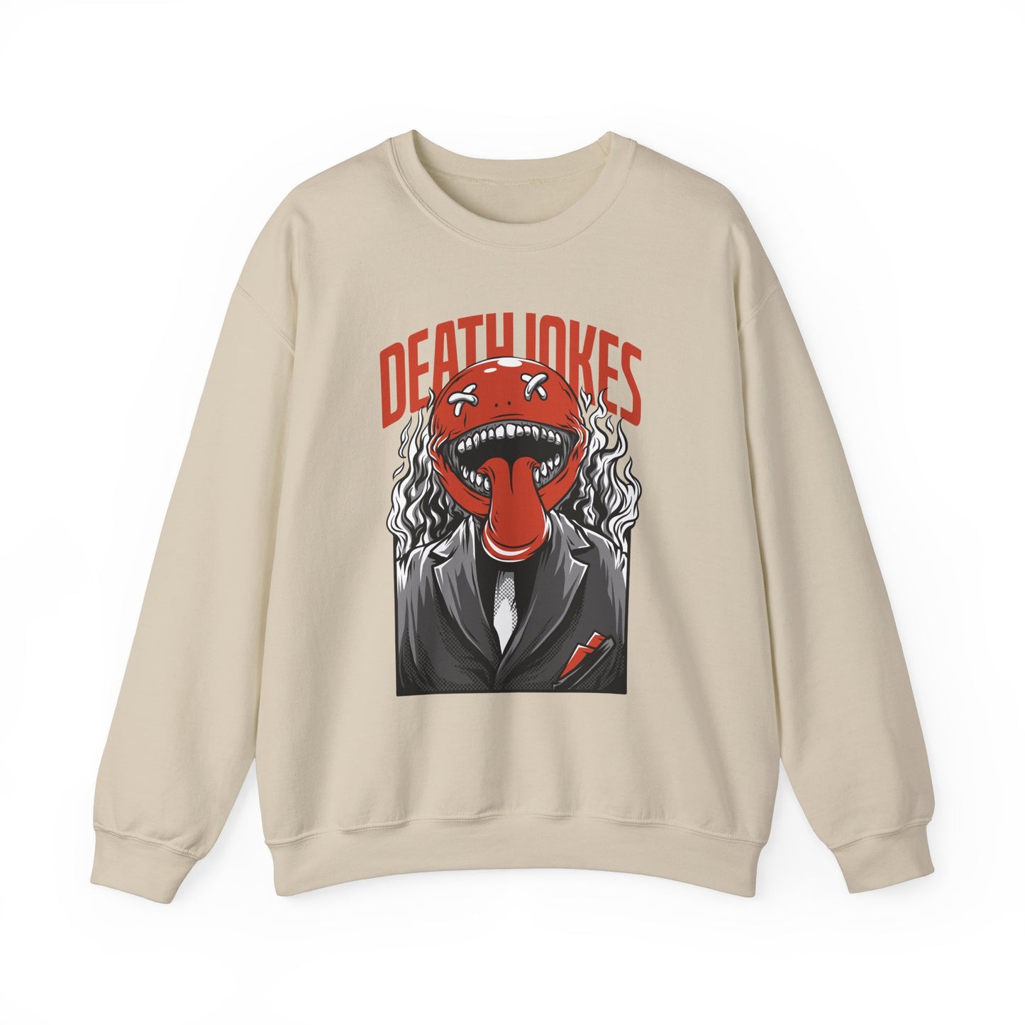 Death Jokes Crewneck Sweater