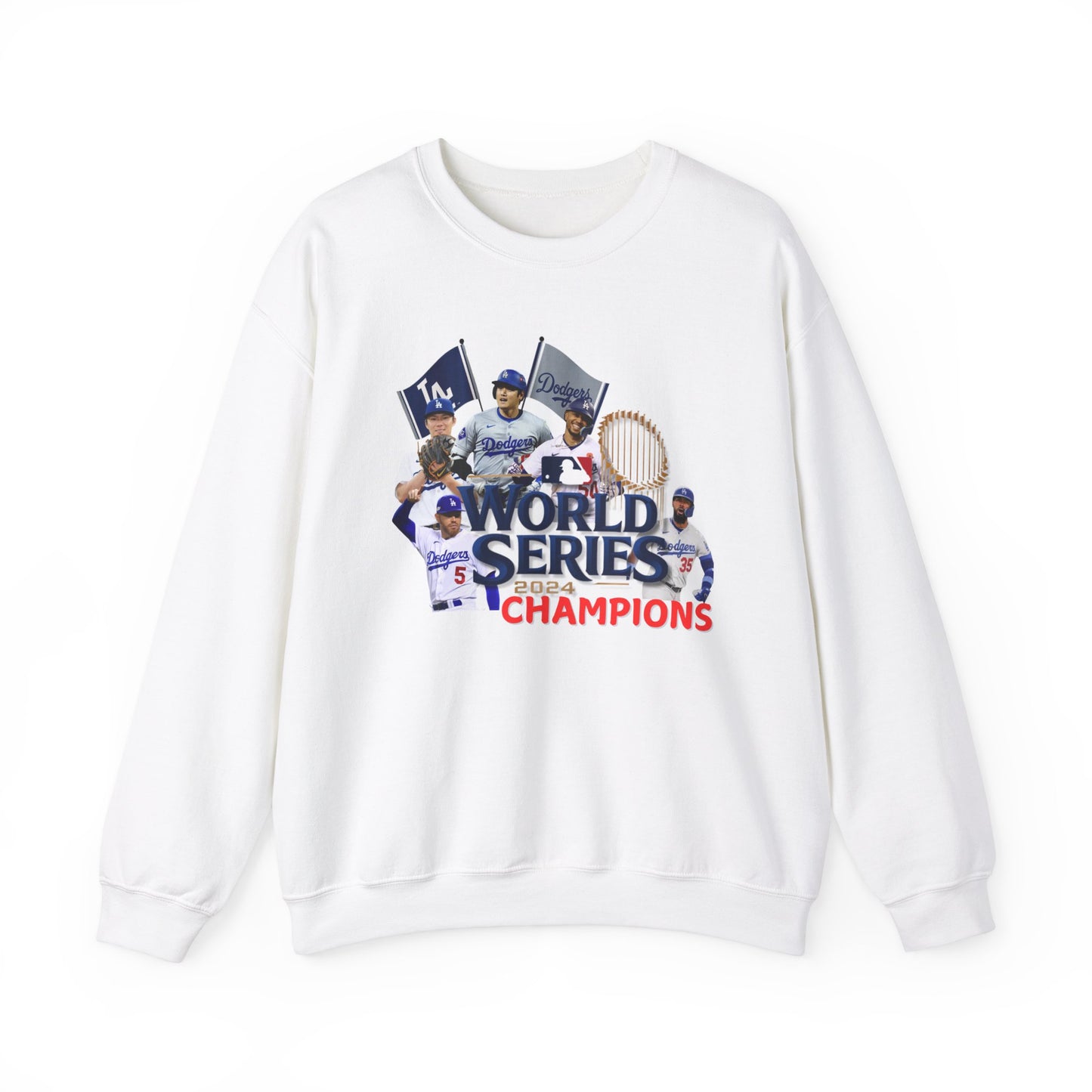 2024 LA Dodgers Champions Crewneck Sweatshirt