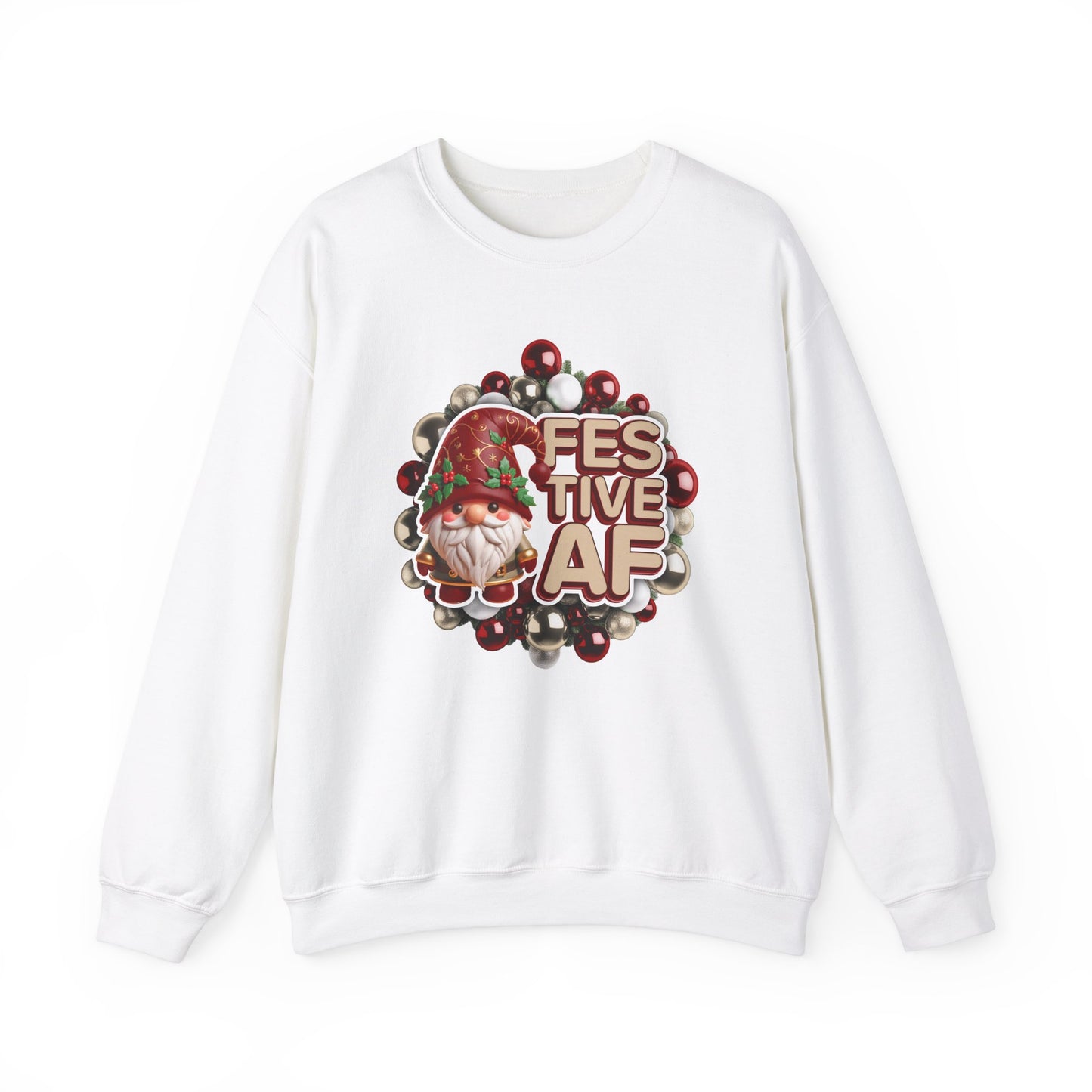 Festive Af Crewneck Sweatshirt